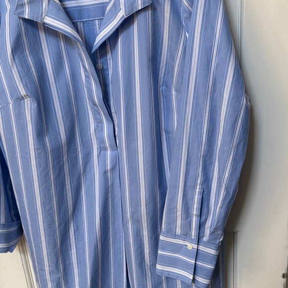 J. Jill Blue Striped Tunic Top - Picture 4 of 7
